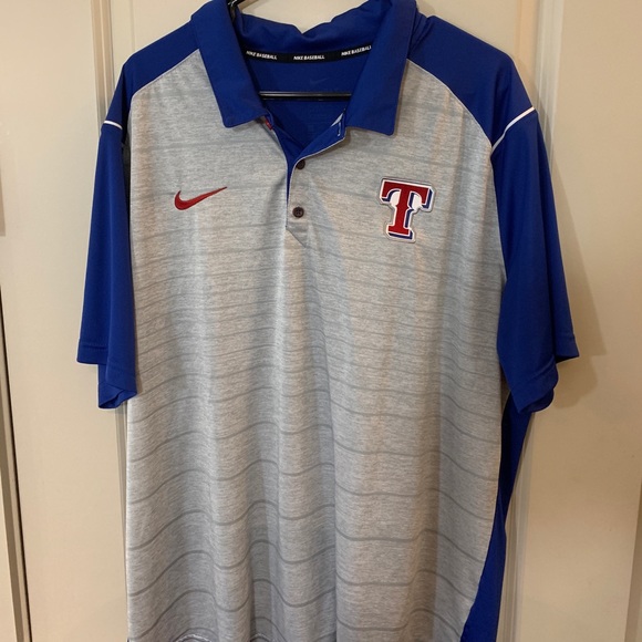 texas rangers collared shirt